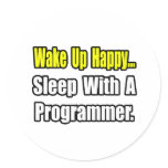 Sleep With a Programmer stickers