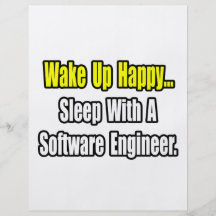 Sleep With A Software Engineer Flyer