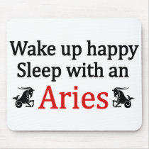 Sleep With An Aries Mouse Pads