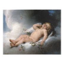 *Sleeping Angel* by Leon Jean Basile-Perrault Custom Invite
