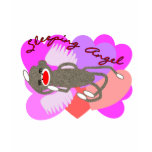 Sleeping Angel Sock Monkey t-shirts
