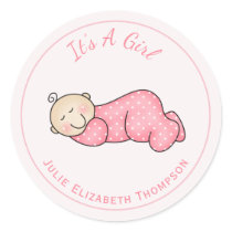 Sleeping Baby Sticker