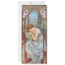 Sleeping Beautiful Woman Custom Invite