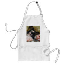 Sleeping Boxer puppy Apron