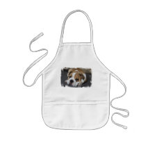 Sleeping Bulldog Children's Apron
