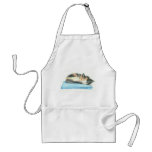 Sleeping Calico Kitten Apron