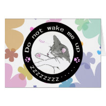 sleeping cat 2 cards