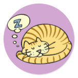 Sleeping Cat stickers