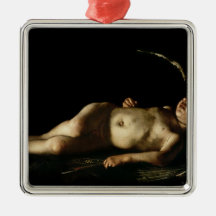 Sleeping Cupid, 1608 Christmas Tree Ornaments