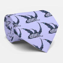 Sleeping Dragonette (Blue) Tie
