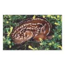 Sleeping Fawn Stickers