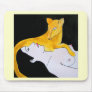 Sleeping Girl with Fox Mouse Pads