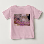 Sleeping Goldendoodle Puppy Scripture Infant Shirt