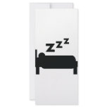 sleeping icon rack cards