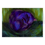 Sleeping Kitten Card