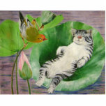 sleeping kitten acrylic cut outs