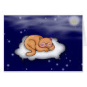 Sleeping Kitty cards
