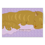 Sleeping Kitty cards