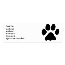 Sleeping Kitty profile card Business Card Template