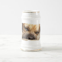 Sleeping Mastiff  Beer Stein Mugs
