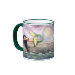 Sleeping Mermaid Mug by Molly Harrison