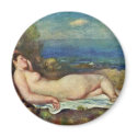 Sleeping On The Sea By Pierre-Auguste Renoir magnets