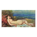 Sleeping On The Sea By Pierre-Auguste Renoir photo cards