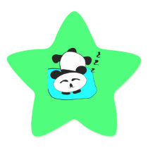 Sleeping Panda Stickers