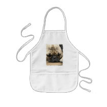 Sleeping Pug Children's Smock Apron