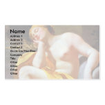 Sleeping Venus On Clouds By Vouet Simon business cards
