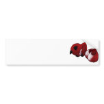 Sleeping Winged Red Fox bumper stickers