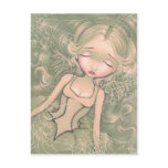 "Sleeping with Spiderwebs" Postcard