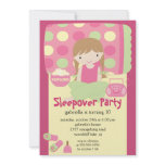 Sleepover Birthday Party Inviation Invitations