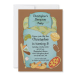 Sleepover Boys Birthday Invitation