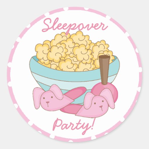 Sleepover Party Sticker