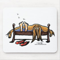 Sleeps with Afghans Mousemats