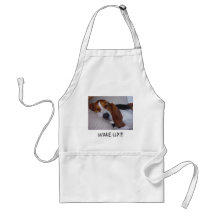 Sleepy Basset Hound Apron