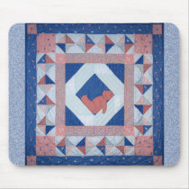 Sleepy Bear Quilt Mouse Mats