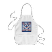 Sleepy Bear Quilt Paint Smock Apron