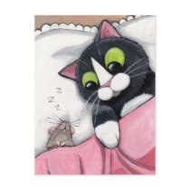 Sleepy Companion Post Card