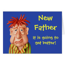 Sleepy Dad Greeting Cards