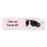 Sleepy Kitty {Tuxedo} Bumper Stickers