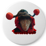 Sleepy Ladybug Monkey buttons