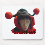 Sleepy Ladybug Monkey mousepads