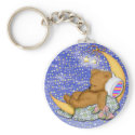 Sleepy Moon Bear keychains