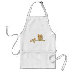 Sleepy Owl in Tree Apron