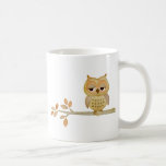 Sleepy Owl in Tree Mug