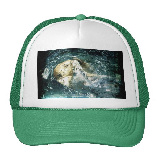 Sleepy Sea Otter Wildlife Supporter Trucker Hat