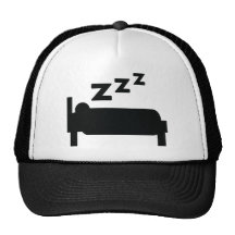 sleepyhead zzz sleeping mesh hat
