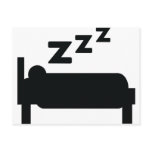 sleepyhead zzz sleeping postcards